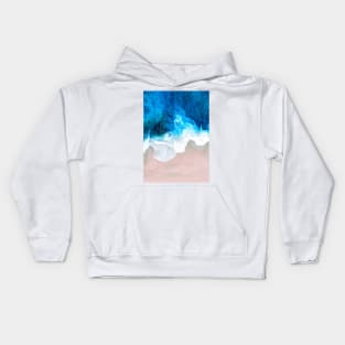 Beach view 1 Kids Hoodie